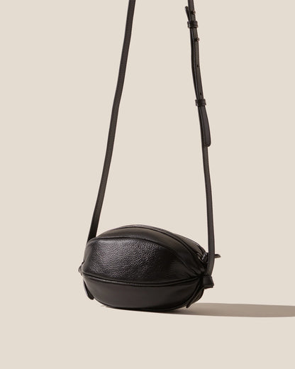 Knotted Detail Leather Mini Crossbody Bag